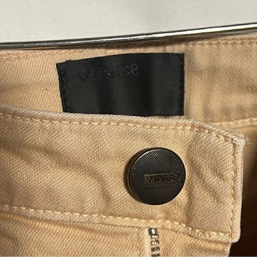 Vince Skinny Ankle Jeans Almond Wash Beige Womens 28 Denim Pants - Picture 2 of 7